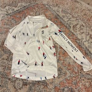 Perfect Moment Cream Pullover with Logo